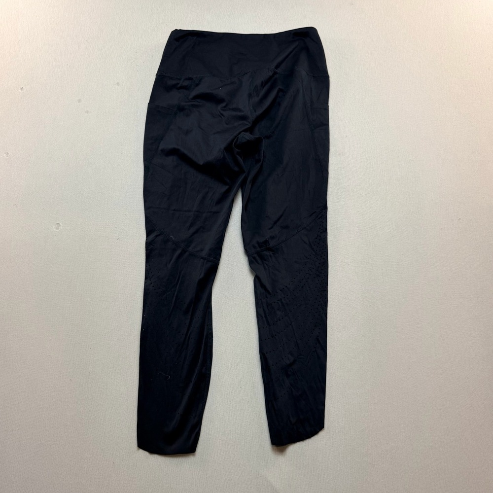 Member's Mark Active Pocket Legging Women Medium Black Excellent Laser Cut 7/8